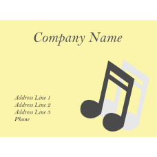 Music Shipping Label